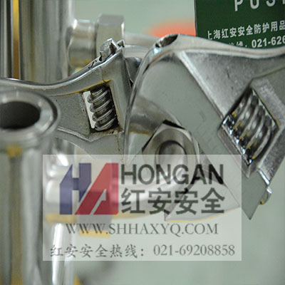 雙扳手親手調適大踏板不銹鋼復合式洗眼器